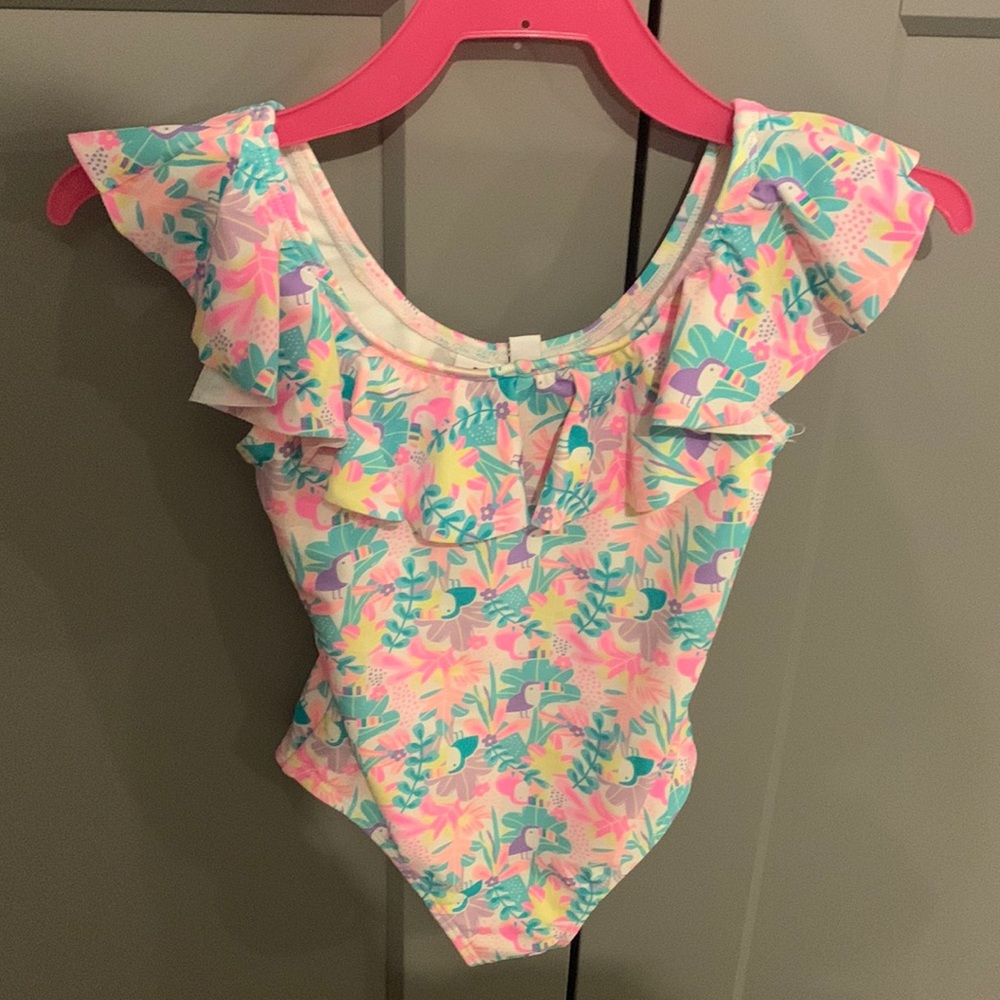 Bathing suit Tucan jungle one piece